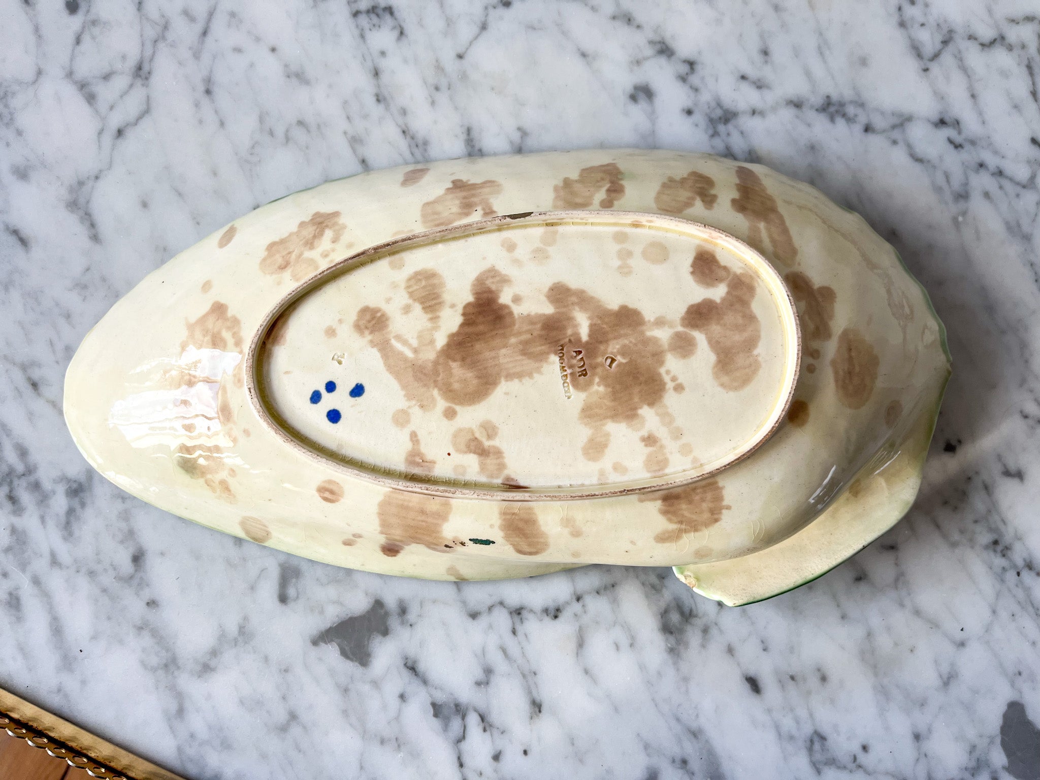 Antique Wedgwood Ceramic Majolica Shell Dish