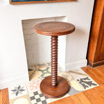 Load image into Gallery viewer, French Vintage Spiral Pedestal Side Table
