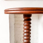 Load image into Gallery viewer, French Vintage Spiral Pedestal Side Table
