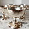 Set Of Six Vintage Silver Plated Ice Cream Coups