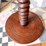 Load image into Gallery viewer, French Vintage Spiral Pedestal Side Table
