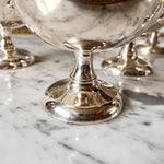 Load image into Gallery viewer, Set Of Six Vintage Silver Plated Ice Cream Coups

