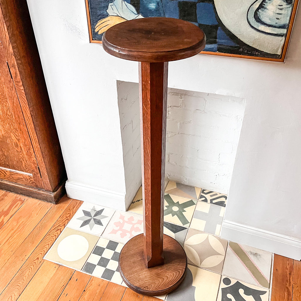 Tall French Vintage Art Deco Pedestal