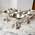 Load image into Gallery viewer, Set Of Six Vintage Silver Plated Ice Cream Coups
