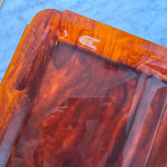 Load image into Gallery viewer, Italian Mid Century Lucite Tortoise Shell Style Tray Circa 1970s
