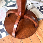 Load image into Gallery viewer, Vintage Art Deco Walnut Standard Lamp
