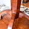 Vintage Art Deco Walnut Standard Lamp