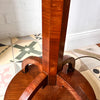 Vintage Art Deco Walnut Standard Lamp