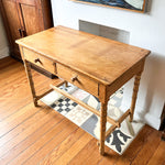 Load image into Gallery viewer, Victorian Pine Faux Bamboo Console / Hall Table / Desk
