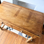 Load image into Gallery viewer, Victorian Pine Faux Bamboo Console / Hall Table / Desk
