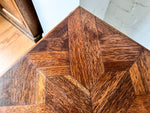 Load image into Gallery viewer, French Antique Bobbin Two Tier Side Table With Parquetry Top
