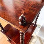 Load image into Gallery viewer, Antique Bobbin Three Tier Etagere
