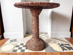 Load image into Gallery viewer, Vintage French Occasional Basket Weave Table
