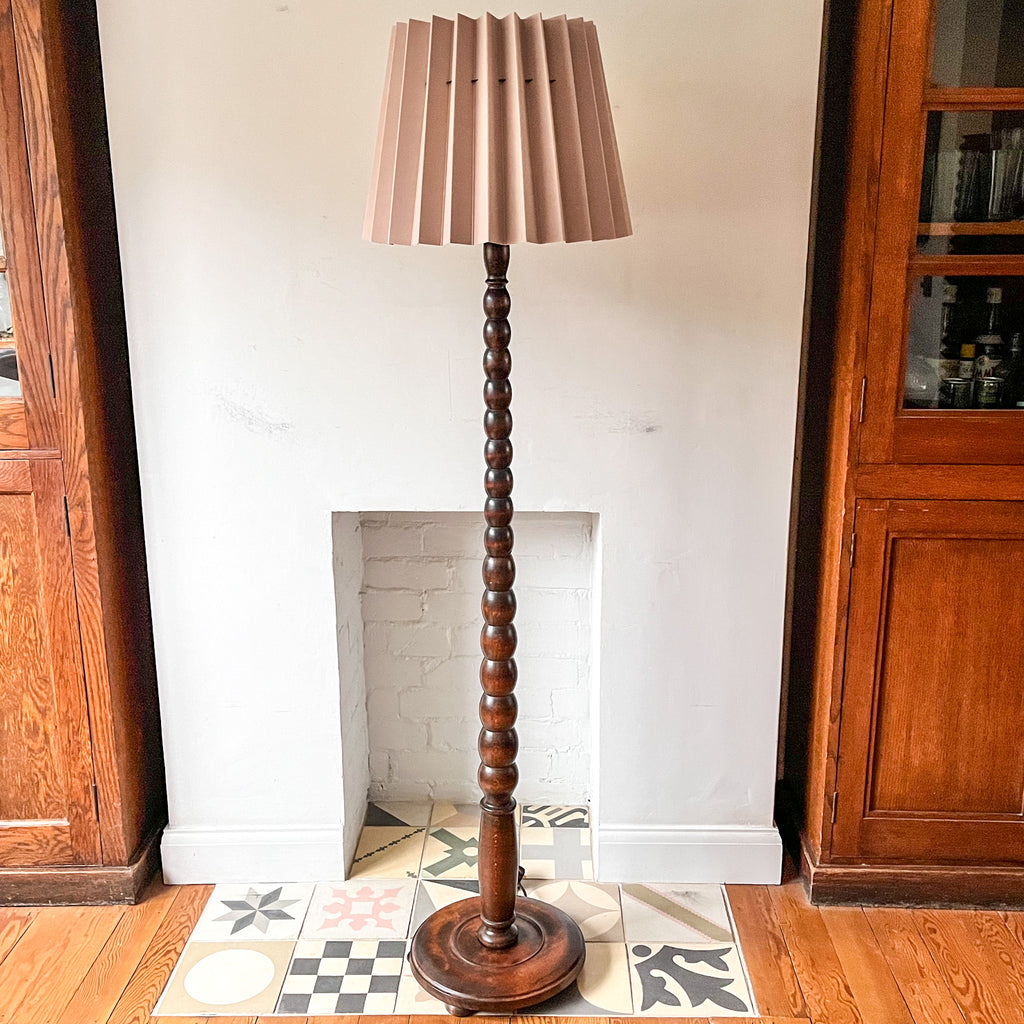 Vintage Bobbin Floor Lamp