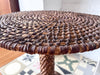 Vintage French Occasional Basket Weave Table