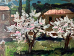 Load image into Gallery viewer, Mediterranean Landscape, Swedish Oil On Canvas, Signed Bertil Wahlberg
