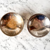 A Pair Of Vintage Silver Plated Candle Holders Or Trinket Dishes