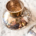 Load image into Gallery viewer, A Pair Of Vintage Silver Plated Candle Holders Or Trinket Dishes
