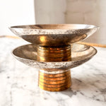 Load image into Gallery viewer, A Pair Of Vintage Silver Plated Candle Holders Or Trinket Dishes
