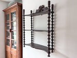 Load image into Gallery viewer, French Vintage Shelf With Spindle Supports And Monogram
