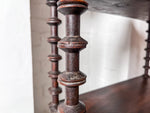 Load image into Gallery viewer, French Vintage Shelf With Spindle Supports And Monogram
