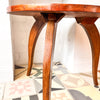 Round Art Deco Walnut Veneer Side Table