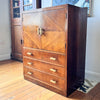 Vintage Art Deco Walnut Cabinet