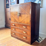 Load image into Gallery viewer, Vintage Art Deco Walnut Cabinet
