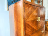 Vintage Art Deco Walnut Cabinet