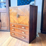 Load image into Gallery viewer, Vintage Art Deco Walnut Cabinet
