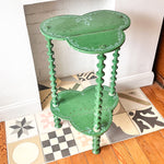 Load image into Gallery viewer, French Painted Antique Side Table With Spindle Supports
