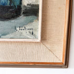 Load image into Gallery viewer, Swedish Oil On Board Still Life With Blue Jug, Signed
