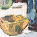 Load image into Gallery viewer, Swedish Oil On Board Still Life With Blue Jug, Signed
