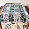 Vintage Welsh Blanket In Blue And Pink Colour Ways