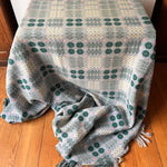 Load image into Gallery viewer, Vintage Welsh Blanket In Blue And Pink Colour Ways
