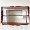 French Antique Bobbin Wall Shelf