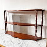 Load image into Gallery viewer, French Antique Bobbin Wall Shelf
