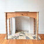 Load image into Gallery viewer, Victorian Pine Faux Bamboo Console / Hall Table / Desk
