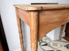 Victorian Pine Faux Bamboo Console / Hall Table / Desk
