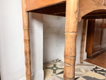 Load image into Gallery viewer, Victorian Pine Faux Bamboo Console / Hall Table / Desk
