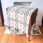 Load image into Gallery viewer, Vintage Welsh Blanket In Cream And Pink Colour Ways
