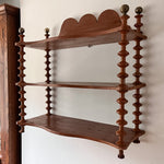 Load image into Gallery viewer, Large French Vintage Shelf With Spindle Supports

