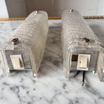 Load image into Gallery viewer, A Pair Of German Mid Century Glass Wall Sconces
