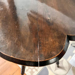 Load image into Gallery viewer, Antique Clover Shaped Bobbin Side Table
