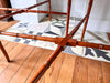 A Pair Of Large Vintage Faux Bamboo Side Tables