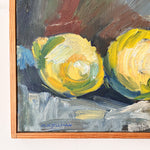 Load image into Gallery viewer, Swedish Oil On Canvas, Still Life With Lemons, Signed Margareta Kjellman
