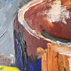 Swedish Oil On Canvas, Still Life With Lemons, Signed Margareta Kjellman