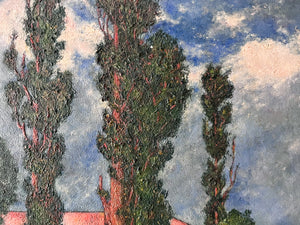 Swedish Oil On Canvas Painting, Impressionist Landscape, Signed