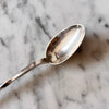 A Set Of Six Long Silver Plated Dessert Spoons
