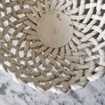 Load image into Gallery viewer, Vintage White Ceramic Lattice Bowl
